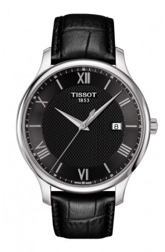 Tissot Tradition Quartz 42 Stainless Steel / Black / Strap